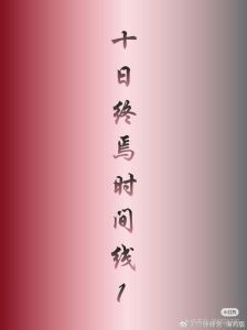 十日终焉大家的时间顺序-角色分析剧情关键与更新暂停关切