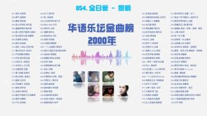 2000年十大金曲排行榜-2000年爆款金曲，经典旋律勾起青春回忆！