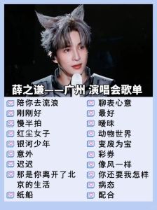 薛之谦热门歌曲_触动心灵的歌声，传递爱与梦想