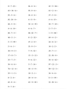 二年级计算题每日一练可打印_每日口算+应用题，提升计算思维，选对练习卡很关键！